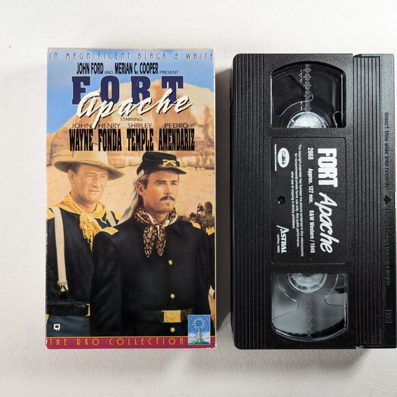 3/$15 Vintage VHS tape 1948 FORT APACHE John Ford, Henry Fonda, Shirley Temple - Picture 3 of 4